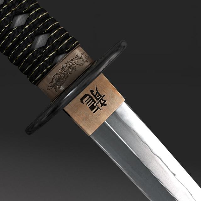 katana 3d model turbosquid