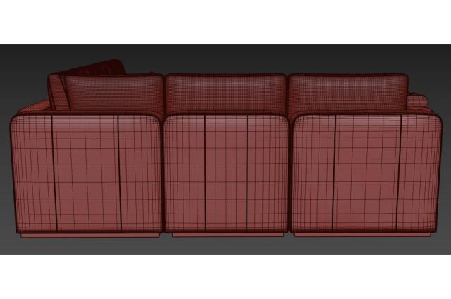upgradeable sofa 3d model lovesac