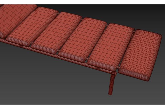 miramar daybed 3d model
