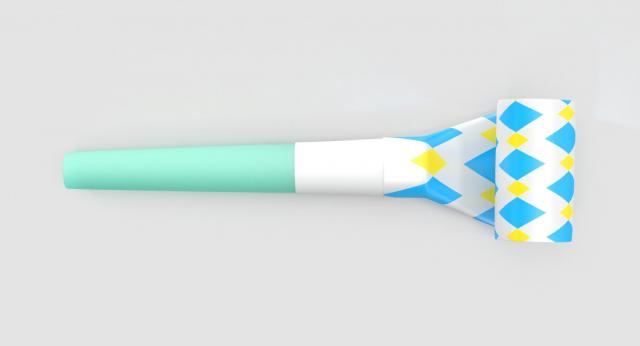 birthday party accessories 3d model turbosquid