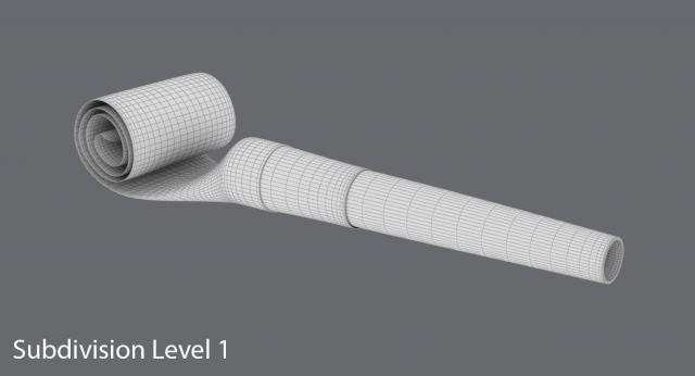 3dsmax party blower 3d model turbosquid