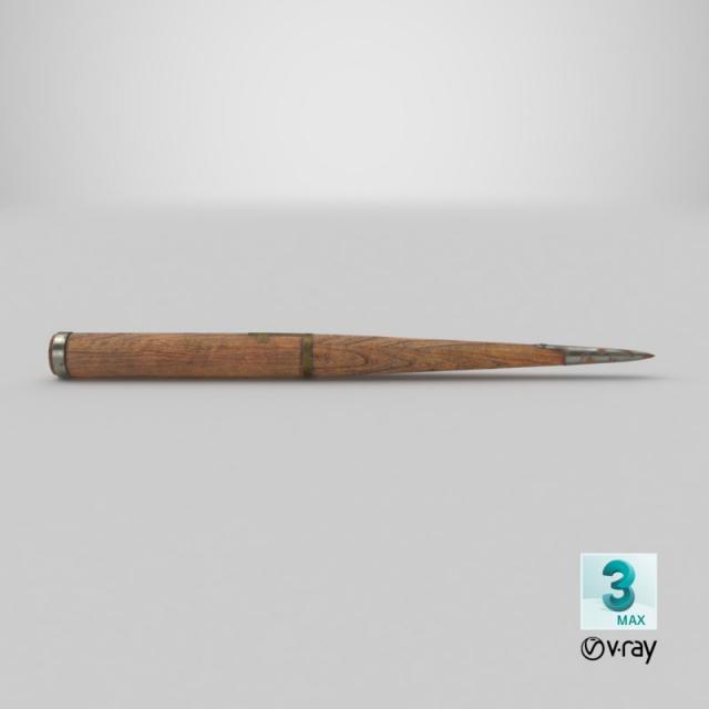 3d model vray Vampire hunter stake