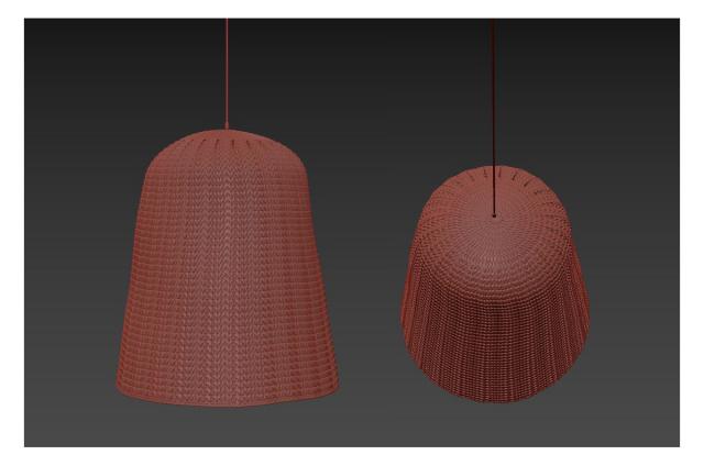 natural lampshade 3d model