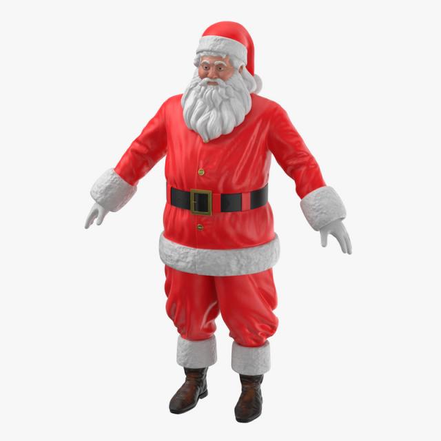 santa standing figurine 3d model turbosquid santa claus figurine 3d model turbosquid