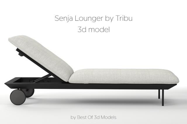 senja lounge tribu 3d model