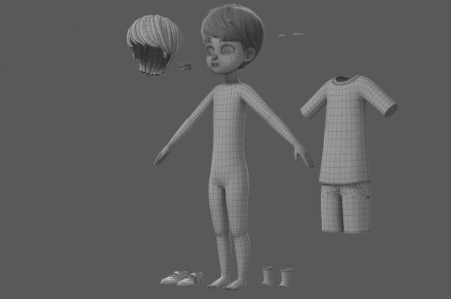 boy with clothes 3d model maya turbosquid full body kid 3d model maya turbosquid
