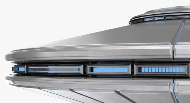 futuristic spaceship 3d model turbosquid