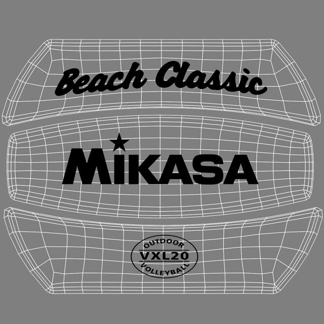 3d model of a volleyball