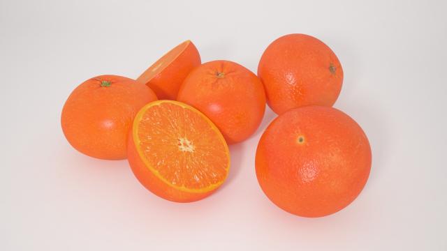 tangerine 3d model vizpark