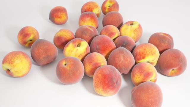 peaches 3d model vizpark 