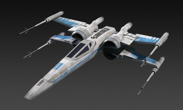 blue fantasy flight xwing 3d model turbosquid Xwing fighter star wars 3d model turbosquid