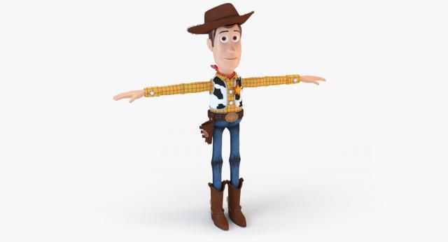 woody 3d model turbosquid