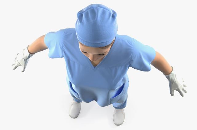 general surgeon 3d model rigged turbosquid