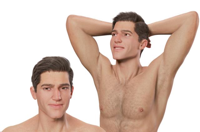 athletic man 3d model rigged turbosquid muscular man 3d model rigged turbosquid