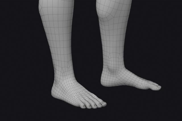 realistic male feet 3d model turbosquid 3d human feet turbosquid