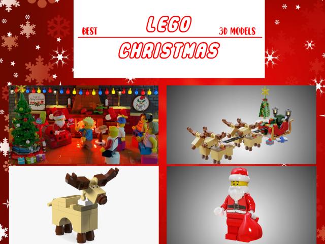 best lego christmas 3d models