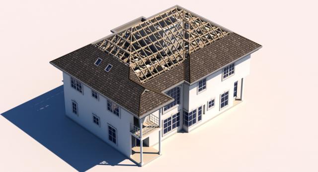 home 3d model cubebrush