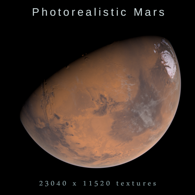 mars 3d model