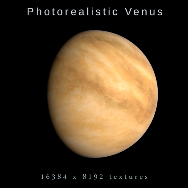photorealistic venus 3d model