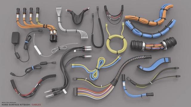 cables 3d models collection cubebrush