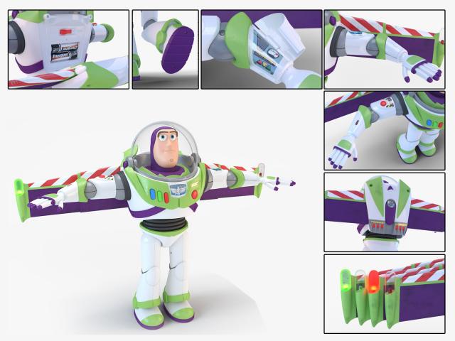 buzz lightyear 3d model turbosquid