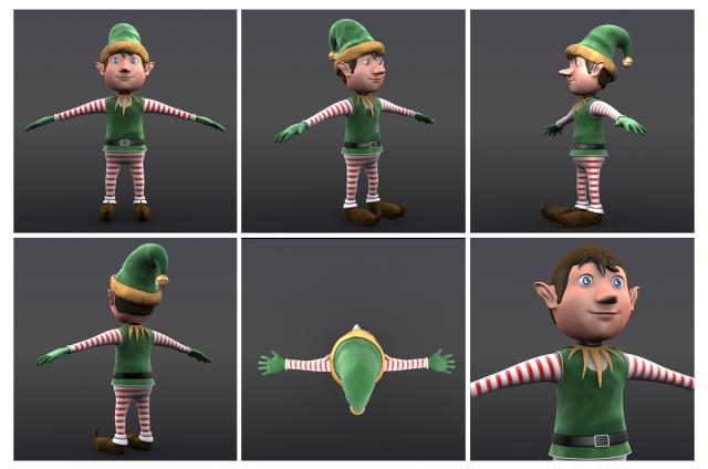 elf 3d model turbosquid