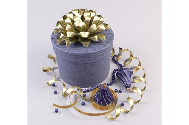 christmas present 3d model turbosquid