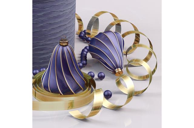 christmas ornaments 3d model turbosquid