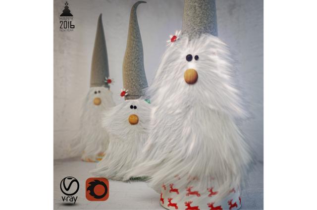 holiday decor 3d model