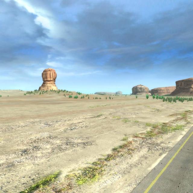 desert landscape 3d model turbosquid