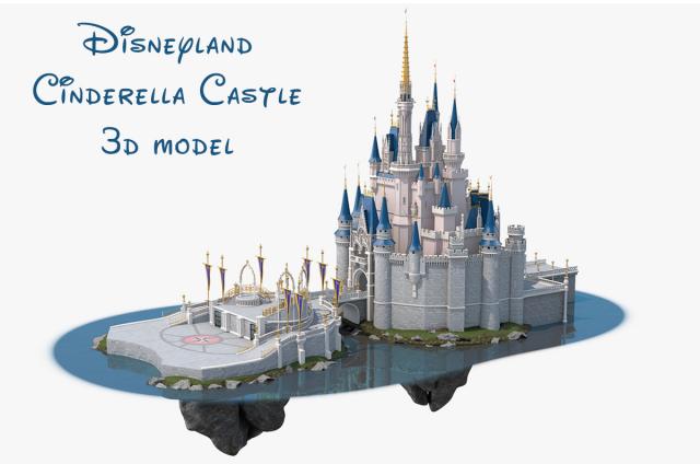 Disney Cinderella Castle 3d model