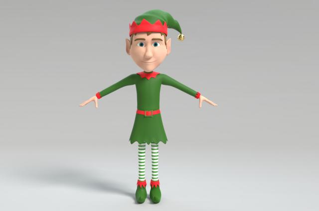 elf 3d model turbosquid