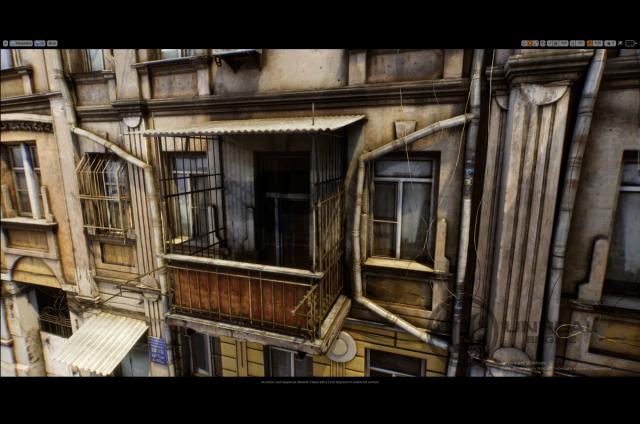 flat building 3d model turbosquid