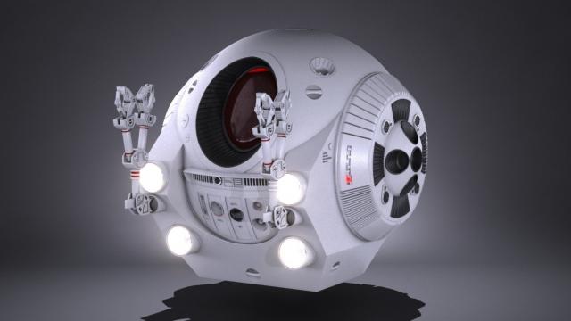 spacecraft 3d model edexport eva pod 3d model edexport