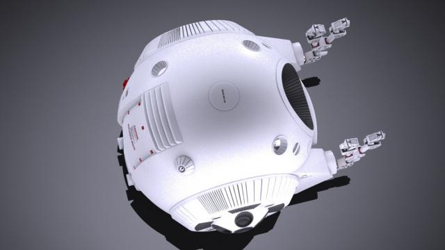 vehicle for maintenance work outside of a spacecraft 3d model 3dexport space vehicle 3d model 3dexport