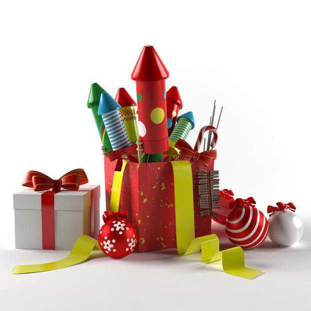 christmas toys 3d model 3d export