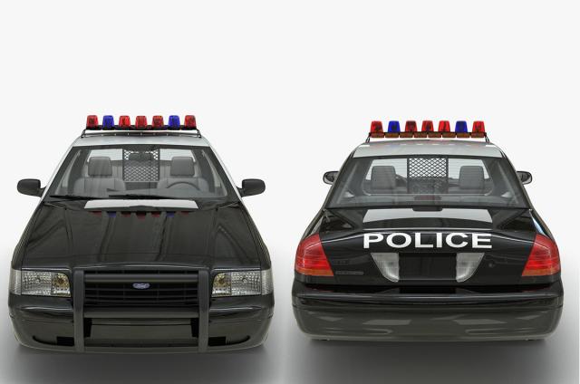 ford police cars 3d collection turbosquid
