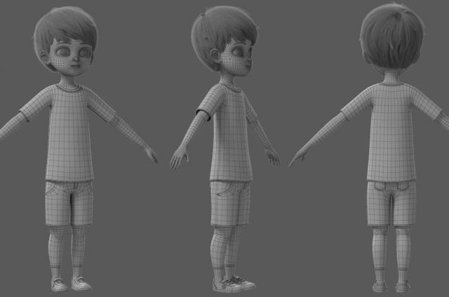 young child 3d model turbosquid little kid 3d model turbosquid