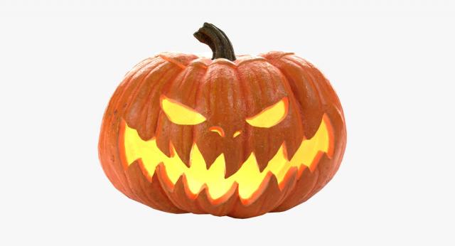3d model halloween pumpkin