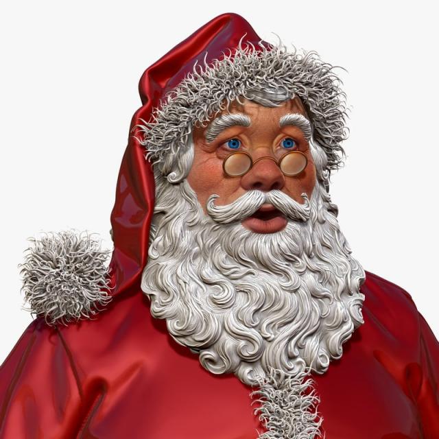 santa claus 3d model turbosquid