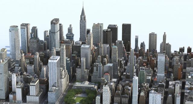 city at day 3d model turbosquid