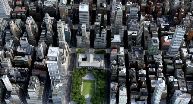 manhattan at day 3d model turbosquid