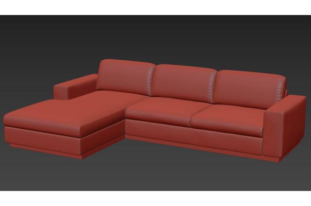 nordic design sofa 3d model