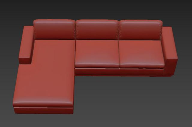 comfortable sofa 3d model 