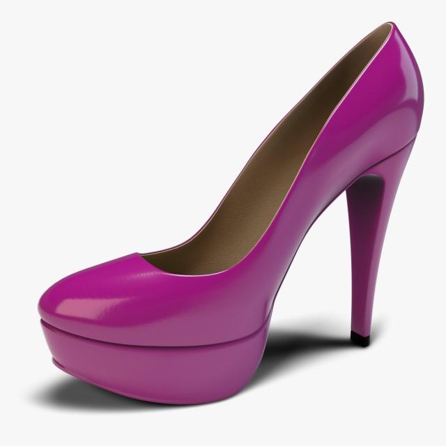 woman shoes 3d model 3dexport