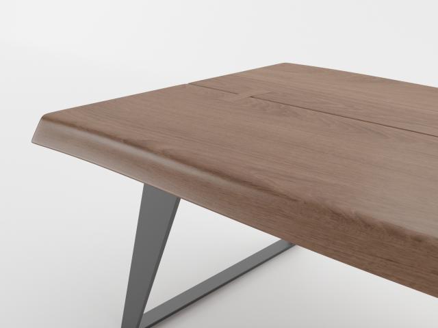 wooden furniture 3d model living room table 3d model