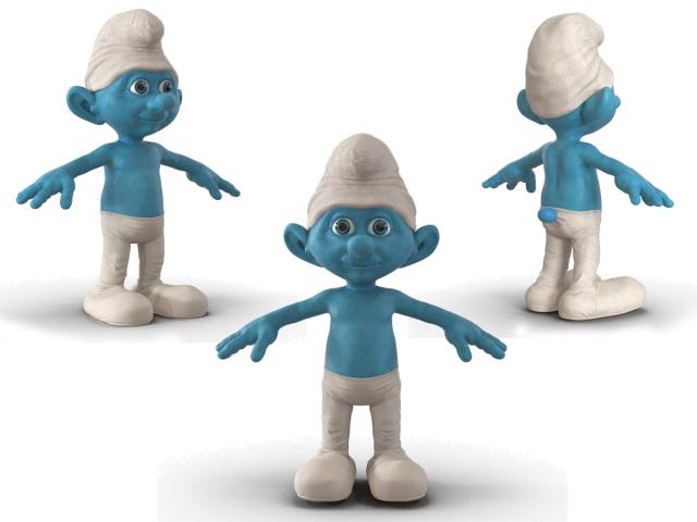 Les Schtroumpfs 3d model turbosquid