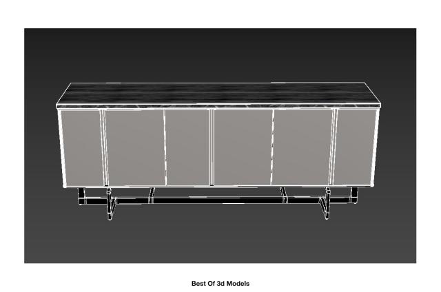 modern cupboard 3d model holly hunt