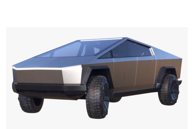 tesla new car 3d model turbosquid