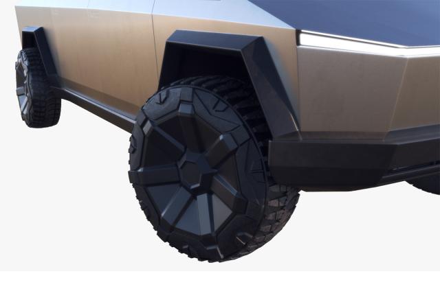 tesla future car 3d model turbosquid